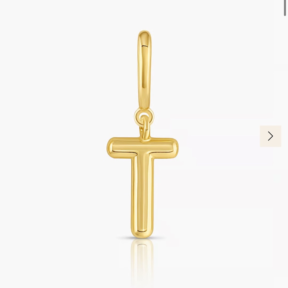 NWT gorjana alphabet helium Parker charm - Picture 13 of 13